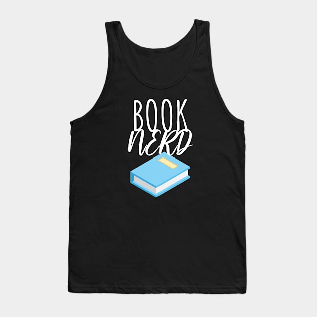 Bookworm book nerd Tank Top by maxcode